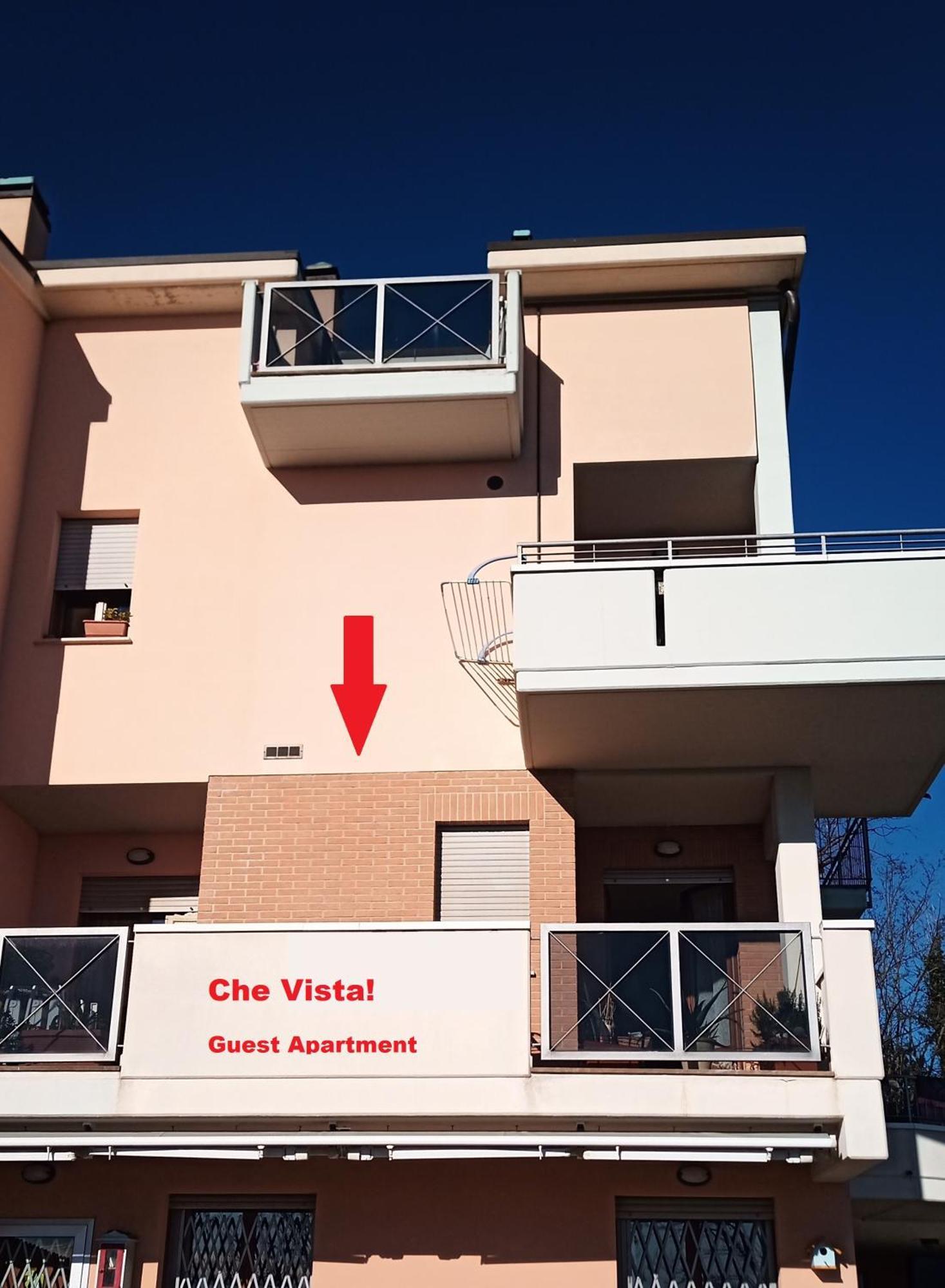 Appartamento Che Vista! Affittacamere Mombaroccio Luaran gambar
